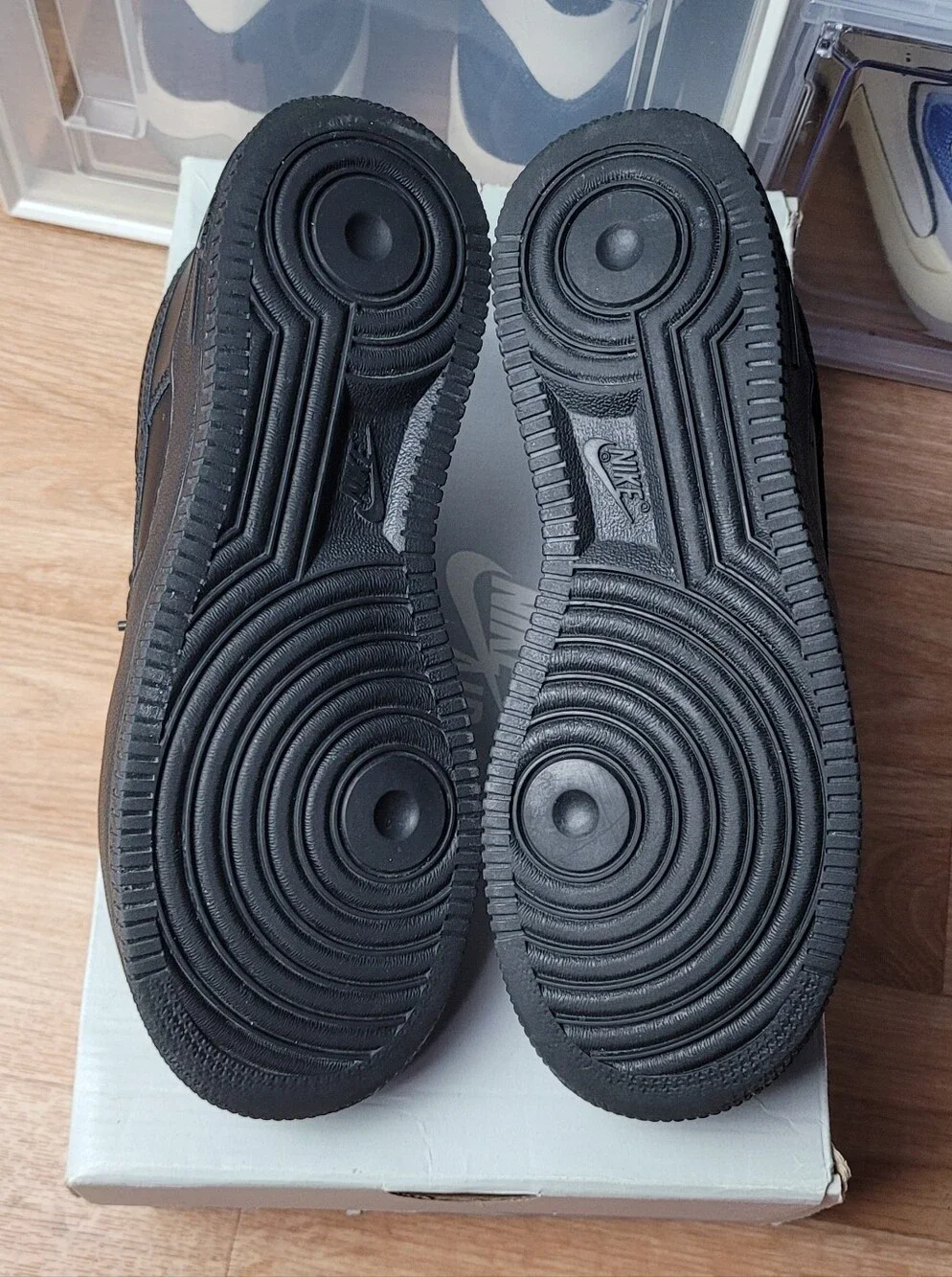 Big Kid's Nike Air Force 1 LE Black/Black (GS) (DH2920 001) - 5.5y